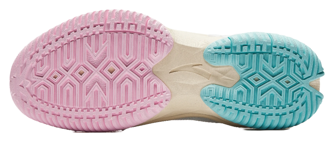 ANTA Space 5 Basketball Shoes Mens Low top Pure White/Light Sugar Yellow 