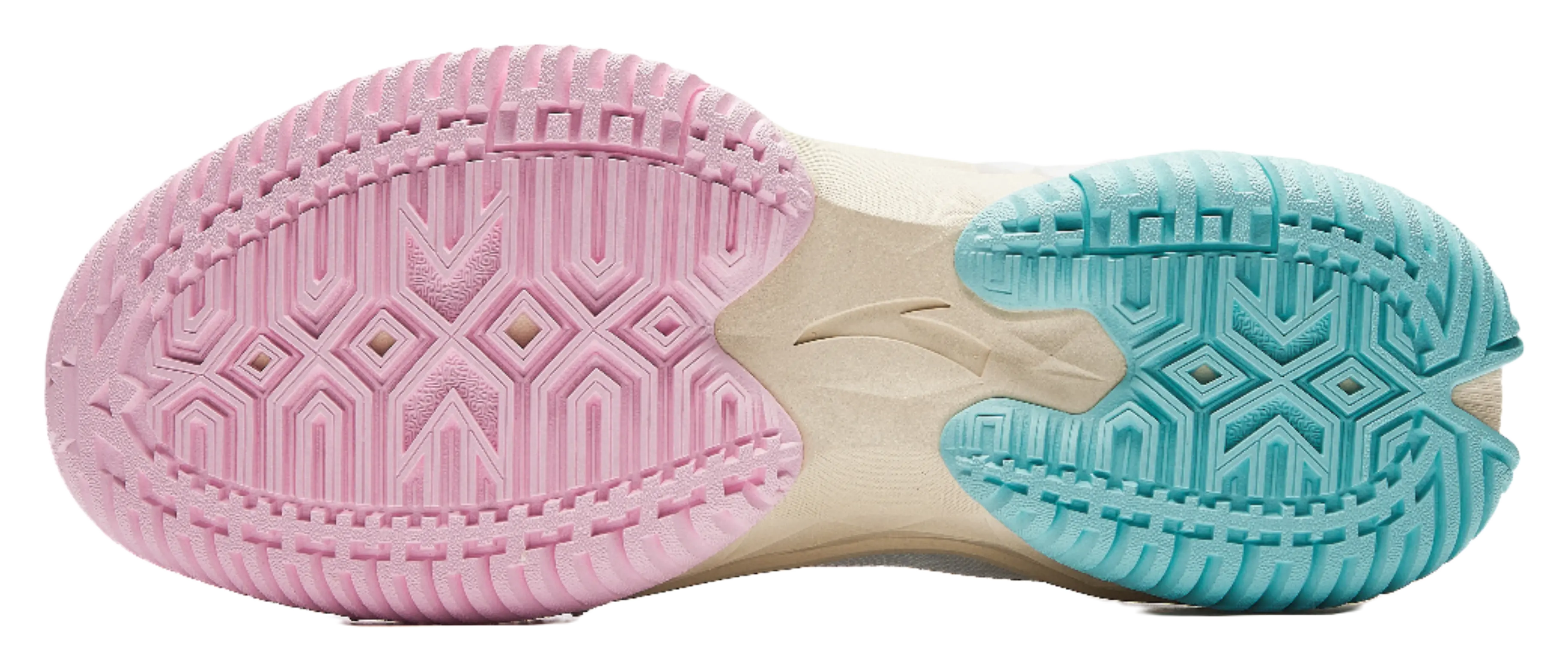 ANTA Space 5 Basketball Shoes Mens Low top Pure White/Light Sugar Yellow 