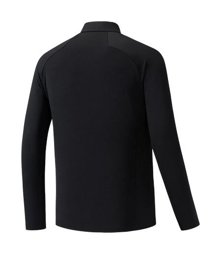 ANTA T Shirts Mens Basic Black 1 Half Turtleneck  vjsneaker.com