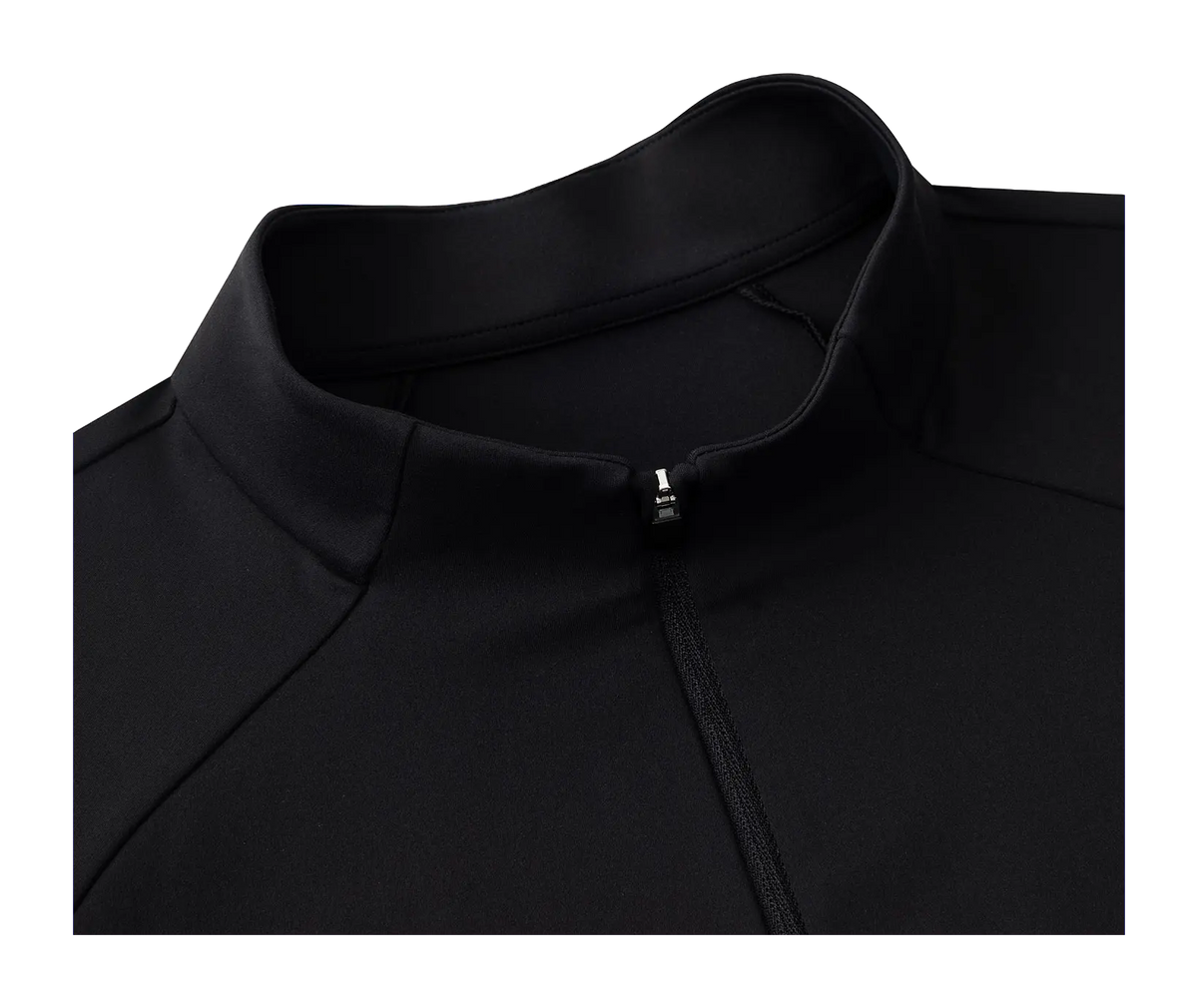 ANTA T Shirts Mens Basic Black 1 Half Turtleneck  vjsneaker.com