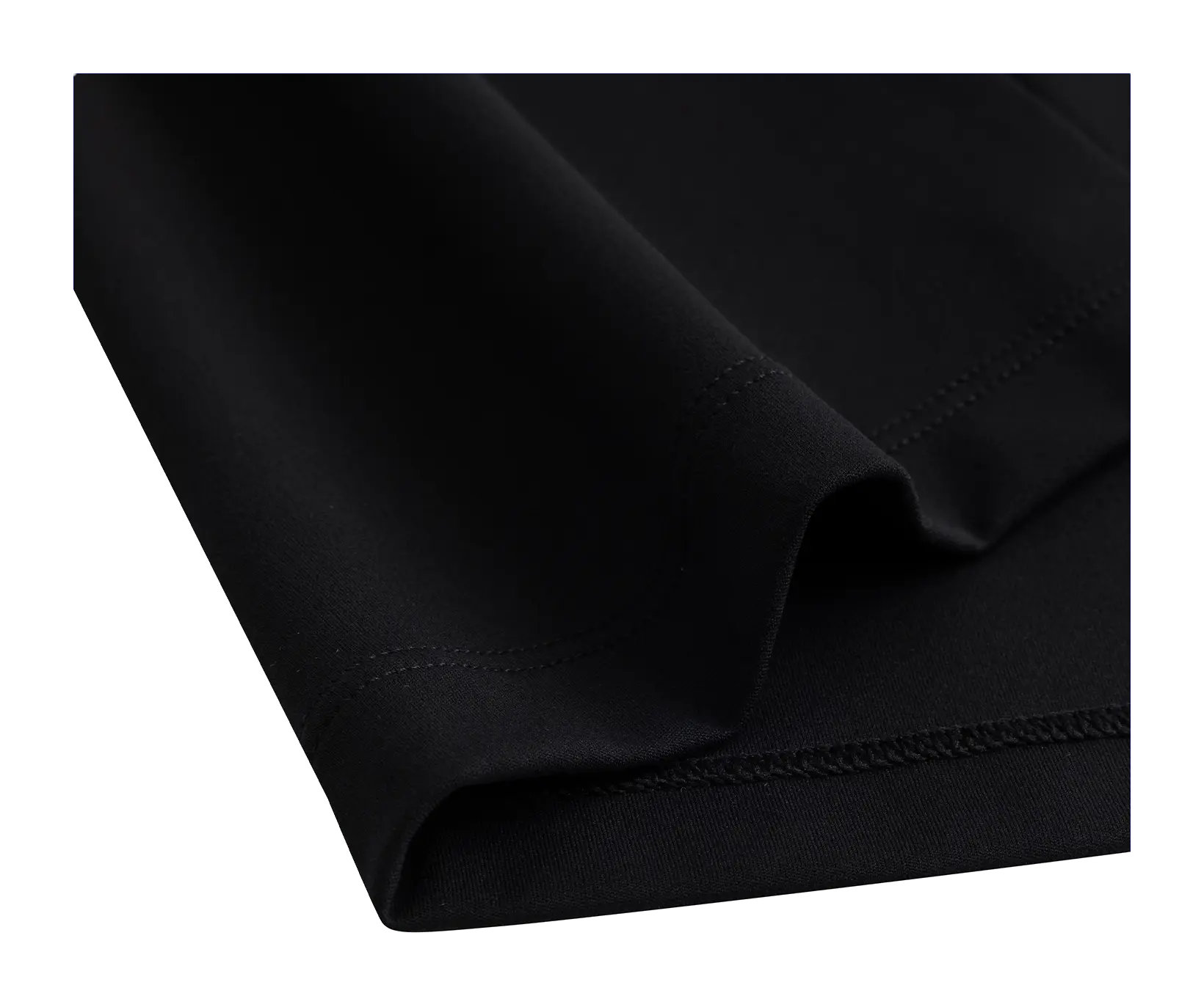 ANTA T Shirts Mens Basic Black 1 Half Turtleneck  vjsneaker.com