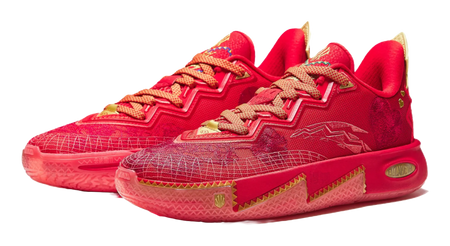 ANTA x Sneaker Room KAI 2 Kyrie Irving "Mother's Day" - Basketball Shoes Men's Red Gold  vjsneaker.com