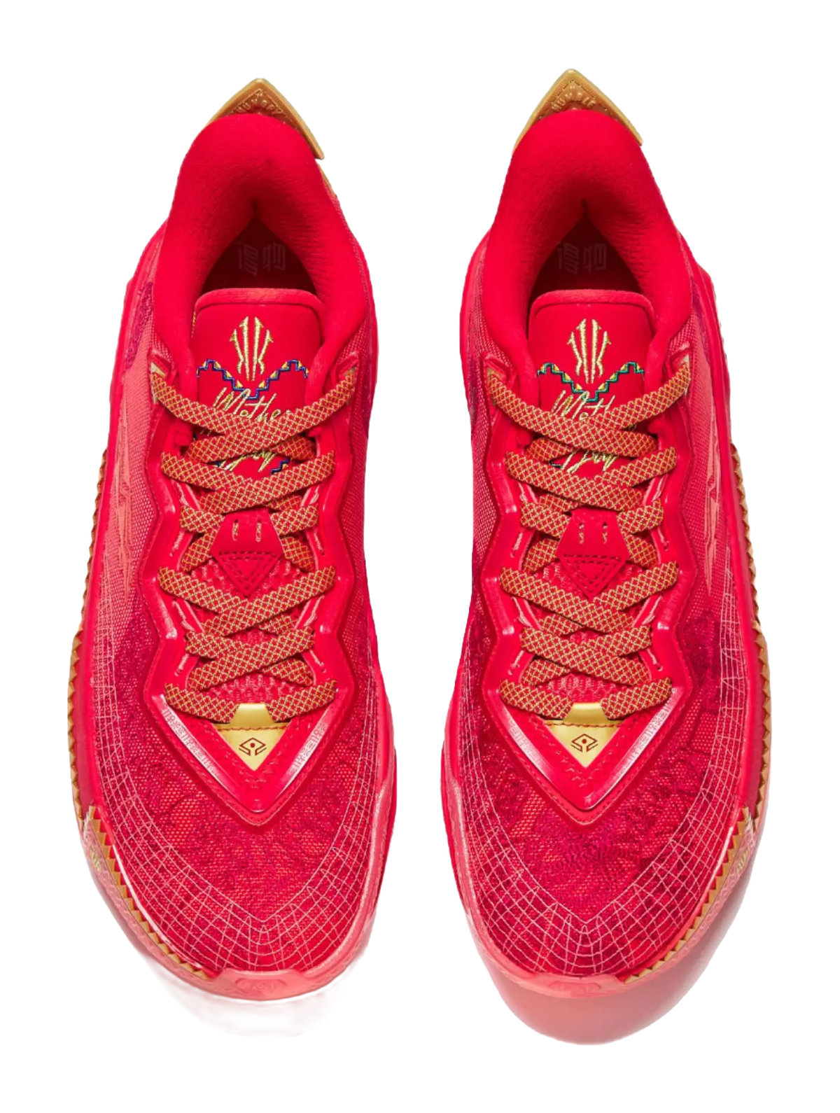 ANTA x Sneaker Room KAI 2 Kyrie Irving "Mother's Day" - Basketball Shoes Men's Red Gold  vjsneaker.com