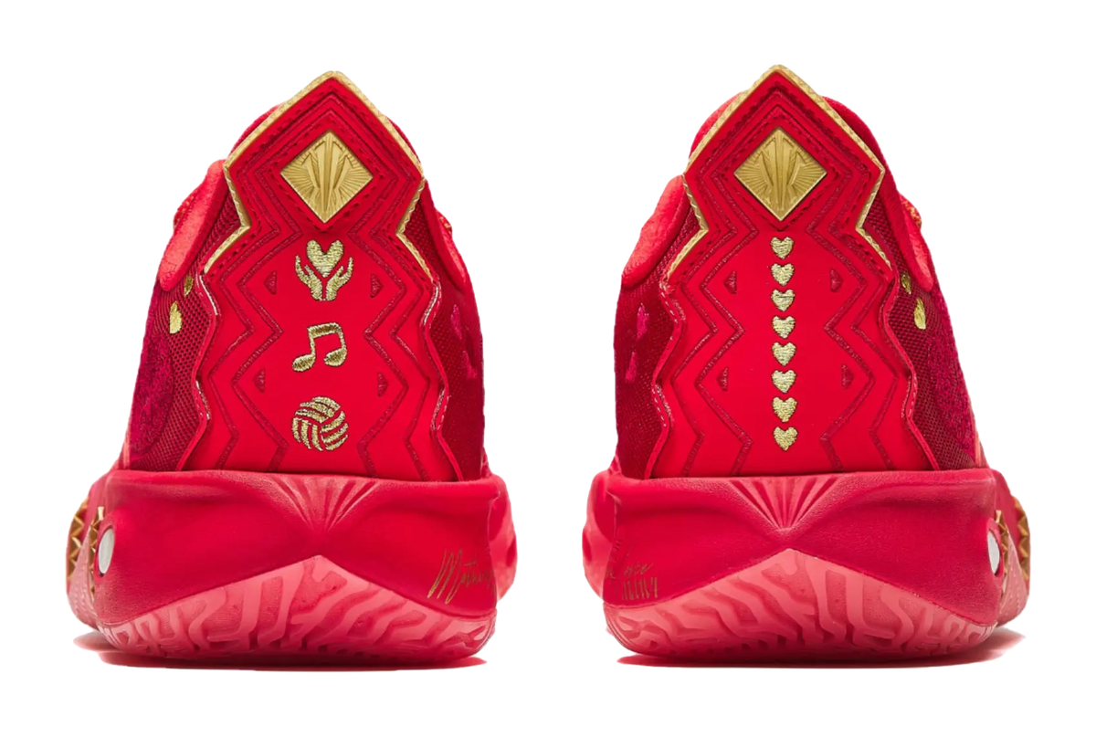 ANTA x Sneaker Room KAI 2 Kyrie Irving "Mother's Day" - Basketball Shoes Men's Red Gold  vjsneaker.com