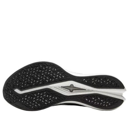 Li-Ning men's black running shoes, textured outsole with star logo