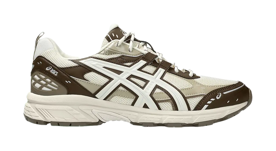 ASICS GEL NUNOBIKI Low top Chunky Sneakers Unisex Cream White Brown  vjsneaker.com