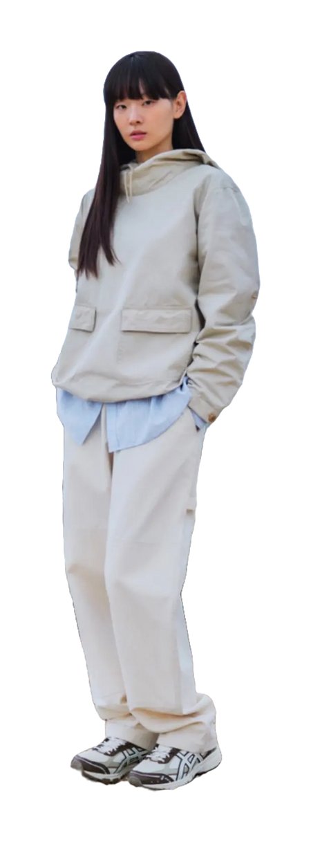 ASICS GEL NUNOBIKI Low top Chunky Sneakers Unisex Cream White Brown  vjsneaker.com