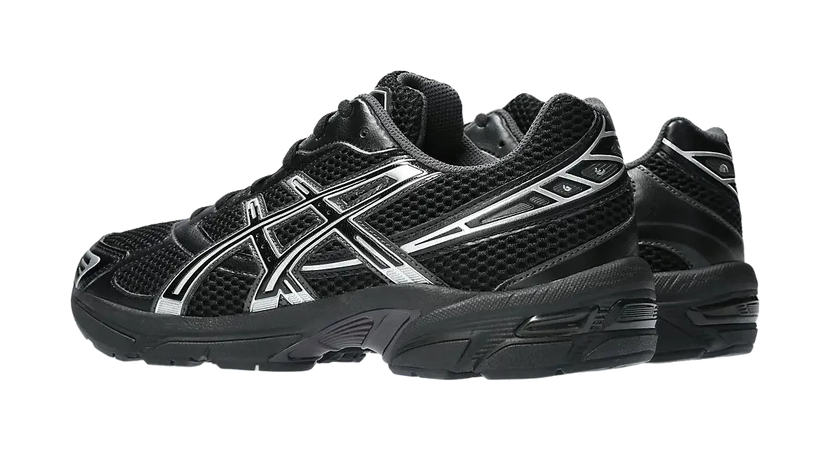 ASICS Gel 1130 Black Pure Silver  vjsneaker.com