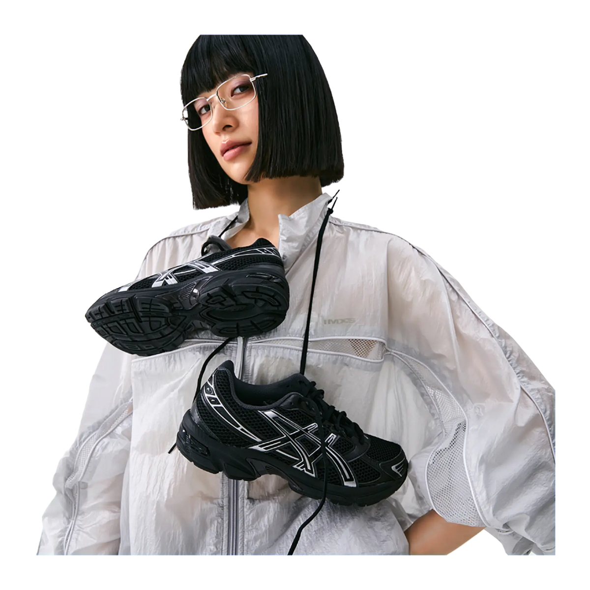 ASICS Gel 1130 Black Pure Silver  vjsneaker.com