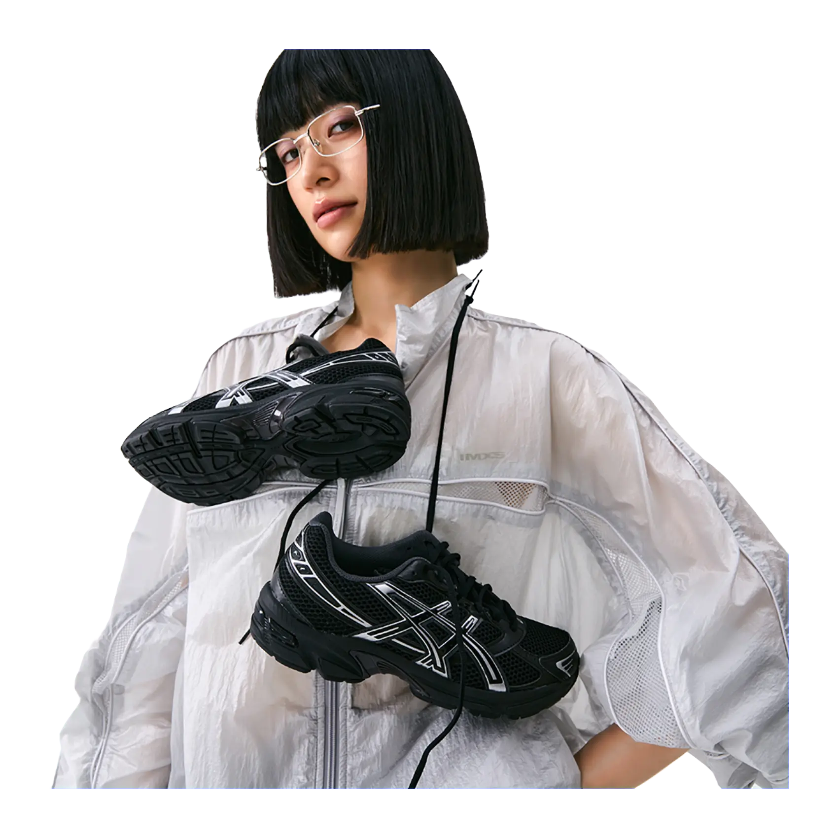 ASICS Gel 1130 Black Pure Silver  vjsneaker.com