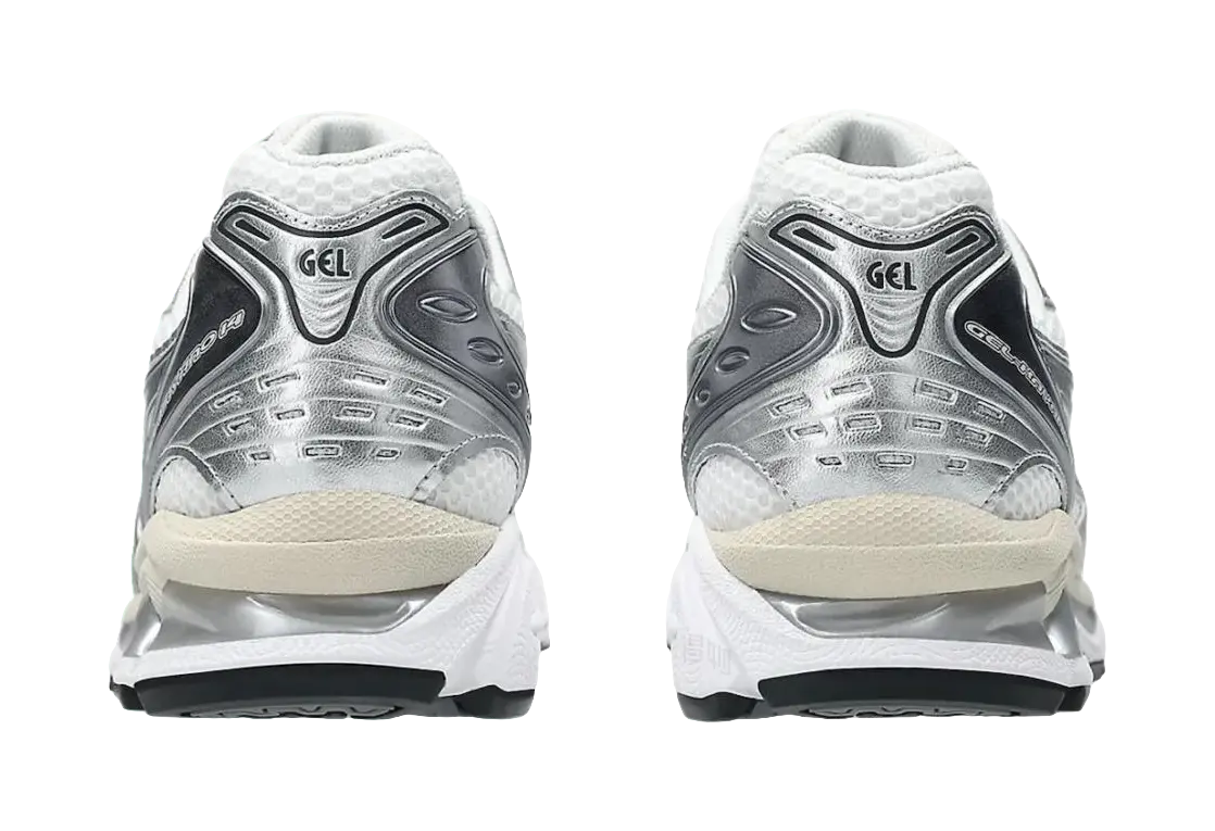 ASICS Gel Kayano 14 Low top GEL Cushioning Gel Casual Running Shoes Unisex Silver White  vjsneaker.com
