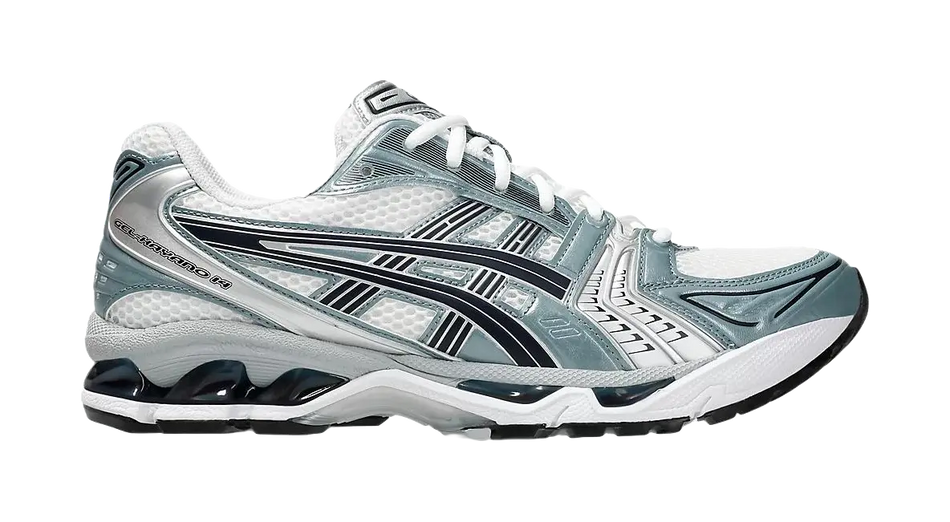 ASICS Gel Kayano 14 White Fjord Grey  vjsneaker.com
