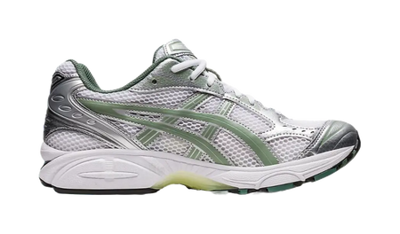 ASICS Gel Kayano 14 White Pure Silver Slate Grey Sage  vjsneaker.com