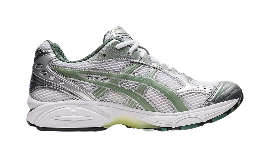 ASICS Gel Kayano 14 White Pure Silver Slate Grey Sage  vjsneaker.com