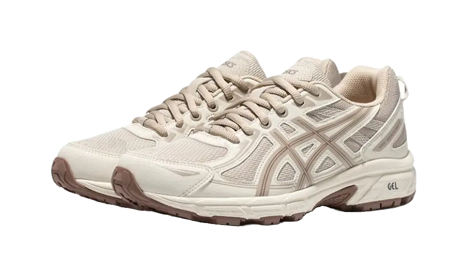 ASICS Gel Venture 6 Cream Grey Womens  vjsneaker.com