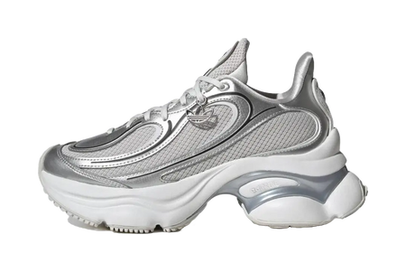 Adidas Originals Ozvenuz Low top Chunky Sneakers Womens Silver  vjsneaker.com