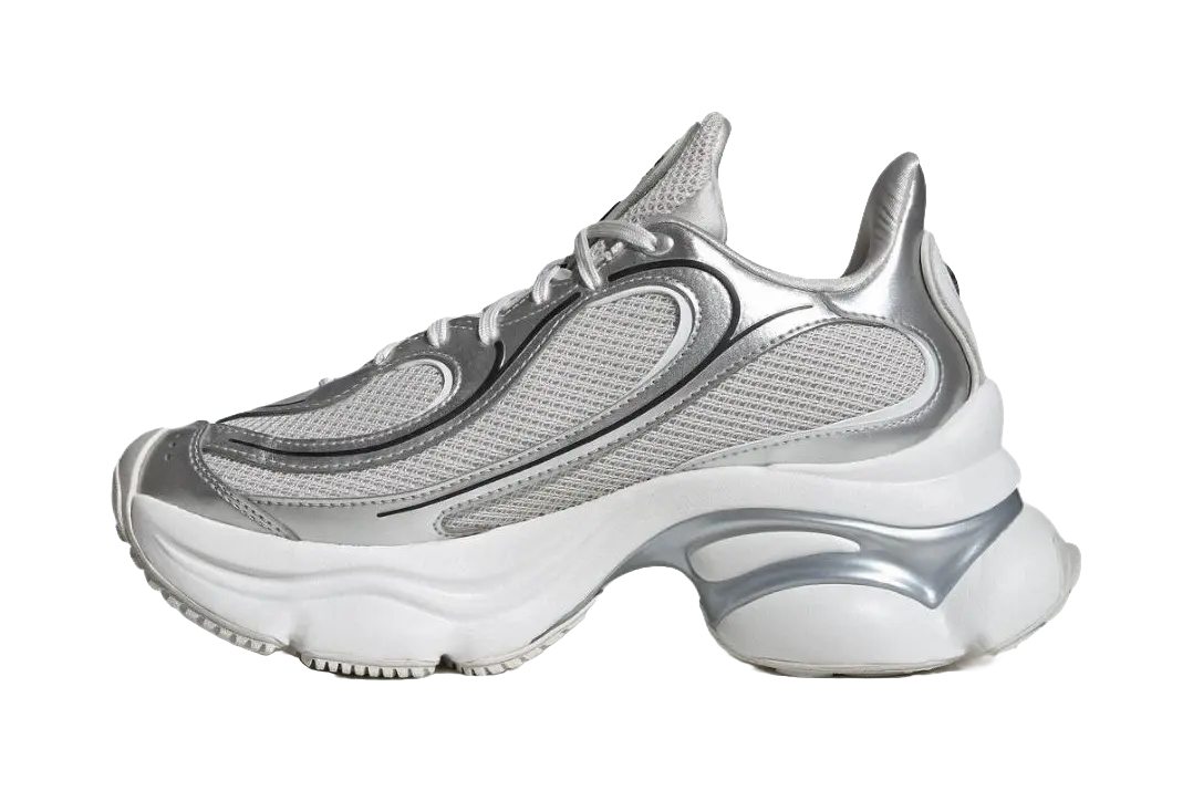 Adidas Originals Ozvenuz Low top Chunky Sneakers Womens Silver  vjsneaker.com