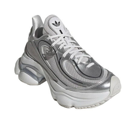 Adidas Originals Ozvenuz Low top Chunky Sneakers Womens Silver  vjsneaker.com