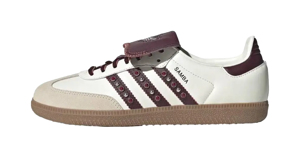 Adidas Originals Samba LT Abrasion Resistant Low top Skateboard Shoes Unisex White  vjsneaker.com
