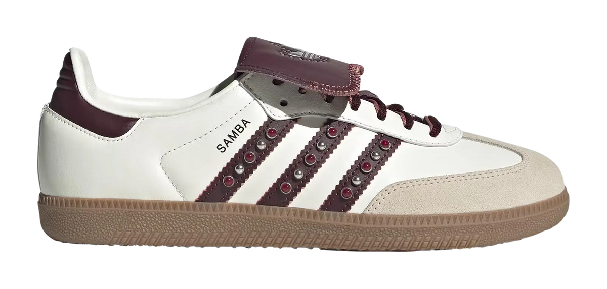 Adidas Originals Samba LT Abrasion Resistant Low top Skateboard Shoes Unisex White  vjsneaker.com