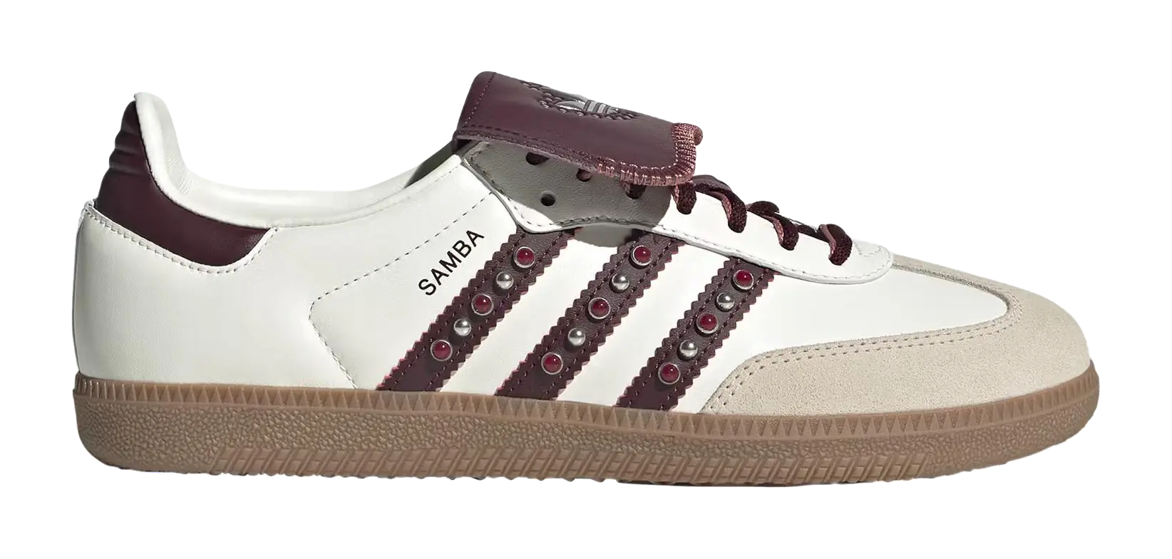 Adidas Originals Samba LT Abrasion Resistant Low top Skateboard Shoes Unisex White  vjsneaker.com