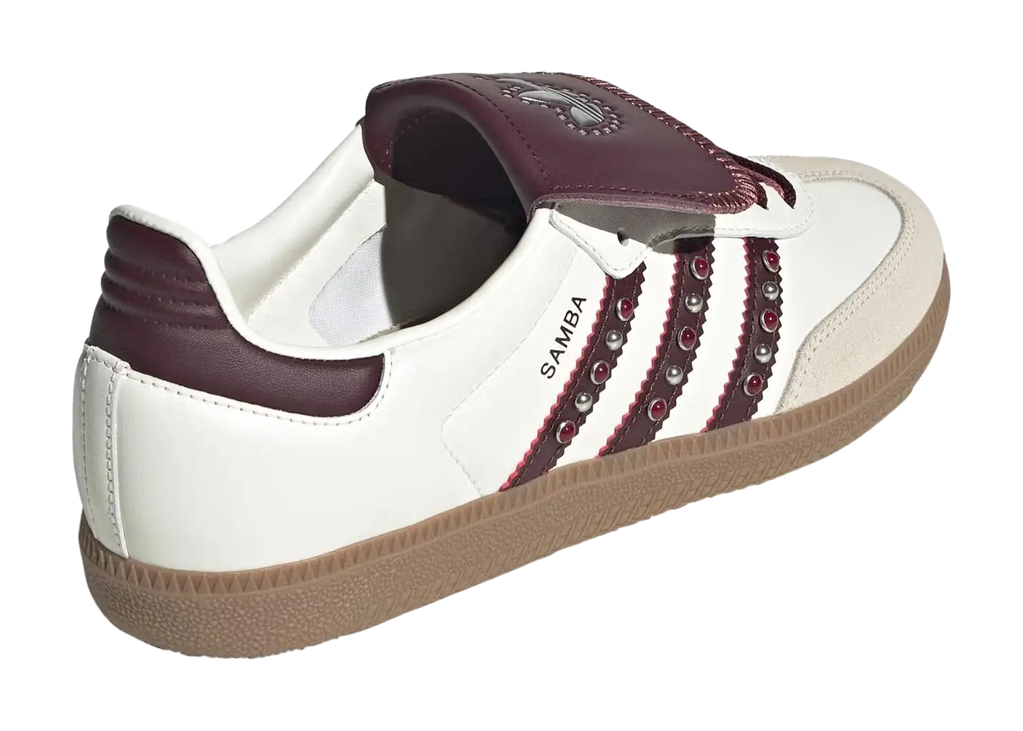 Adidas Originals Samba LT Abrasion Resistant Low top Skateboard Shoes Unisex White  vjsneaker.com