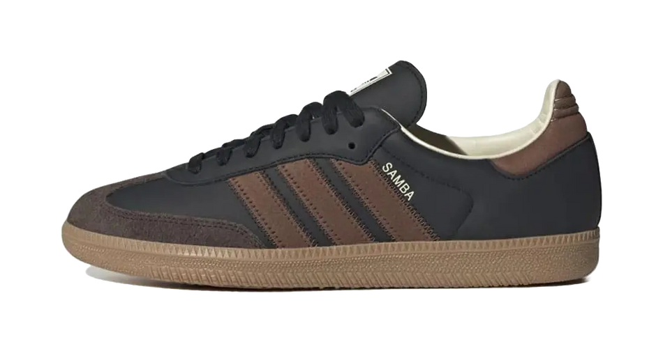 Adidas Samba Og Black Preloved Brown  vjsneaker.com