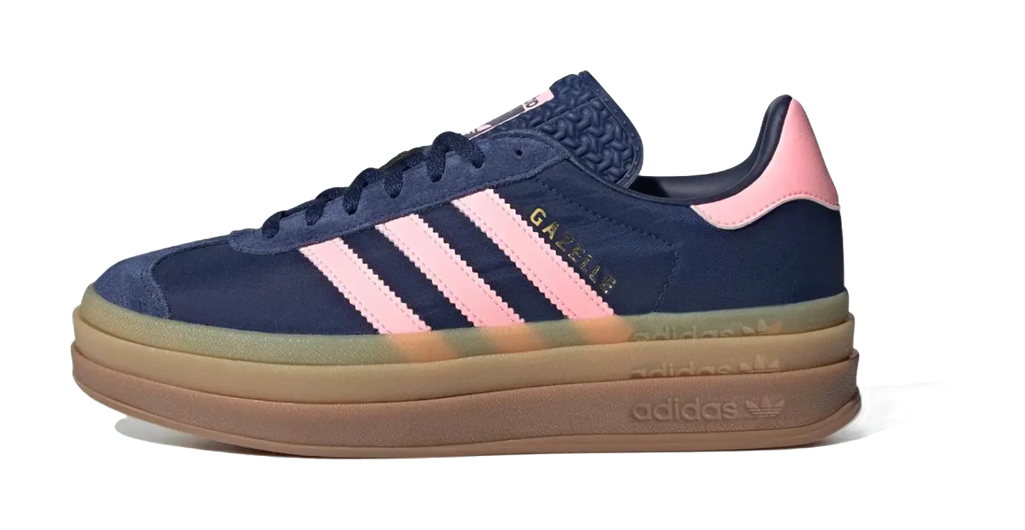 Adidas Wmns Gazelle Bold Blue Pink Spark Womens  vjsneaker.com