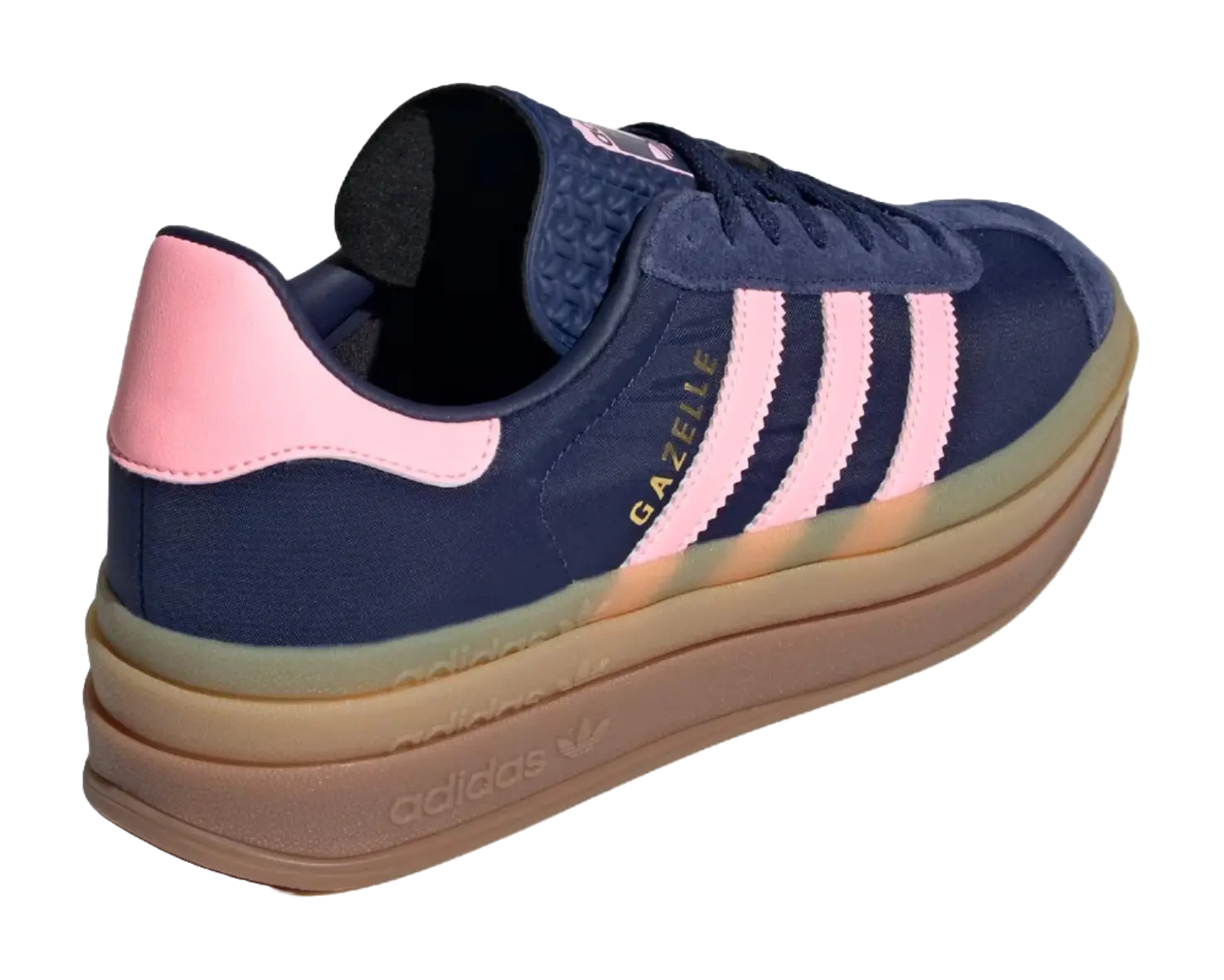 Adidas Wmns Gazelle Bold Blue Pink Spark Womens  vjsneaker.com