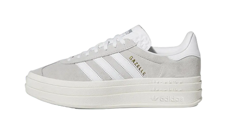 Adidas Wmns Gazelle Bold Grey White Womens  vjsneaker.com