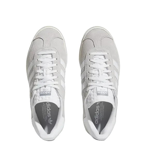 Adidas Wmns Gazelle Bold Grey White Womens  vjsneaker.com