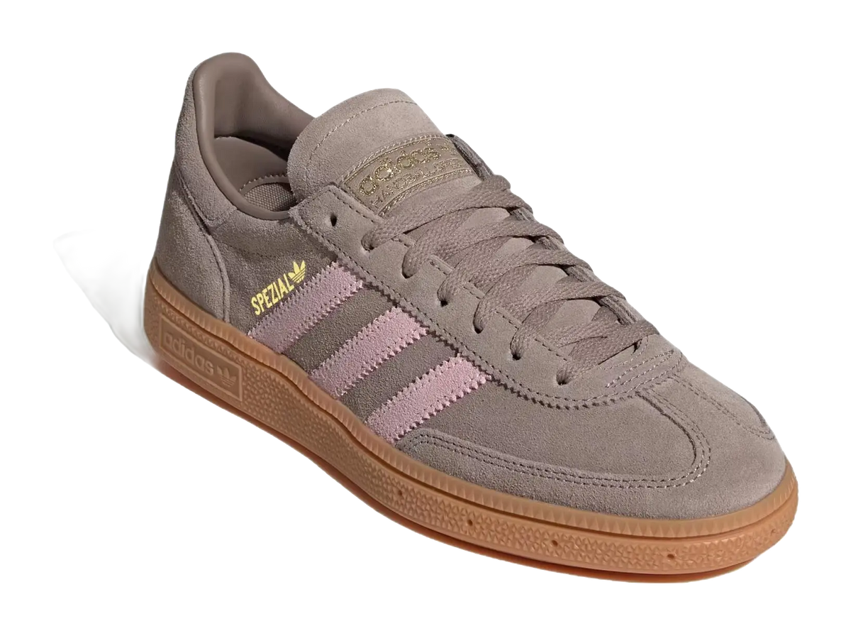 Adidas Wmns Handball Spezial Chalky Brown Clear Pink Womens  vjsneaker.com