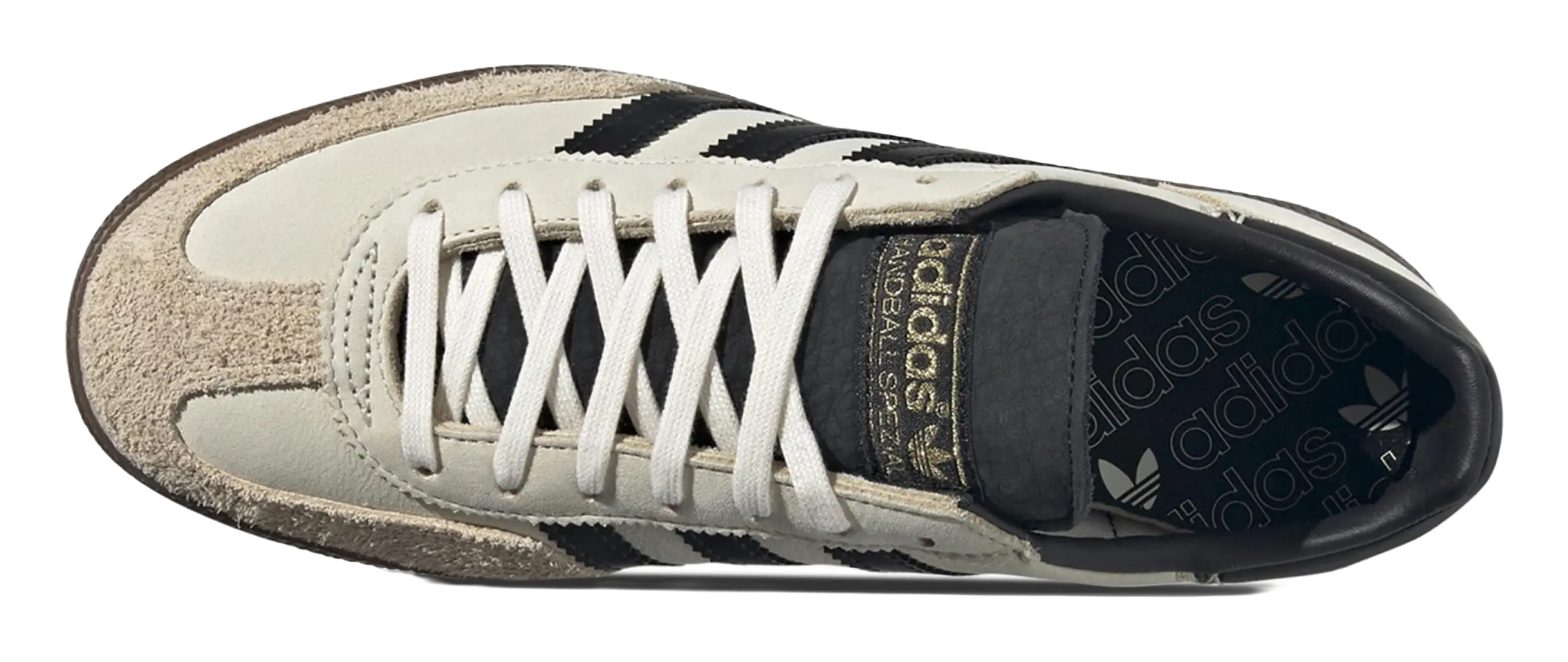 Adidas Wmns Handball Spezial Wonder White Black Womens  vjsneaker.com