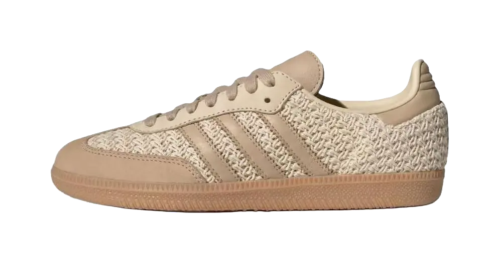 Adidas Wmns Samba Og Knit Pack - Sand Strata Womens  vjsneaker.com