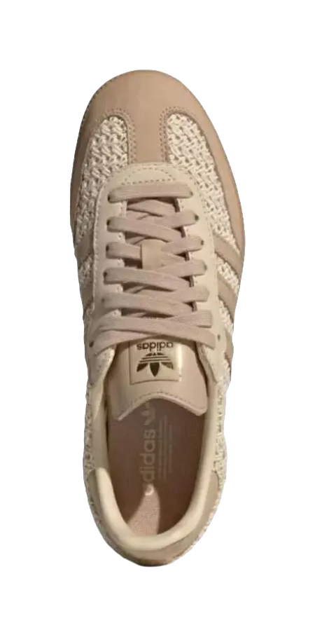 Adidas Wmns Samba Og Knit Pack - Sand Strata Womens  vjsneaker.com