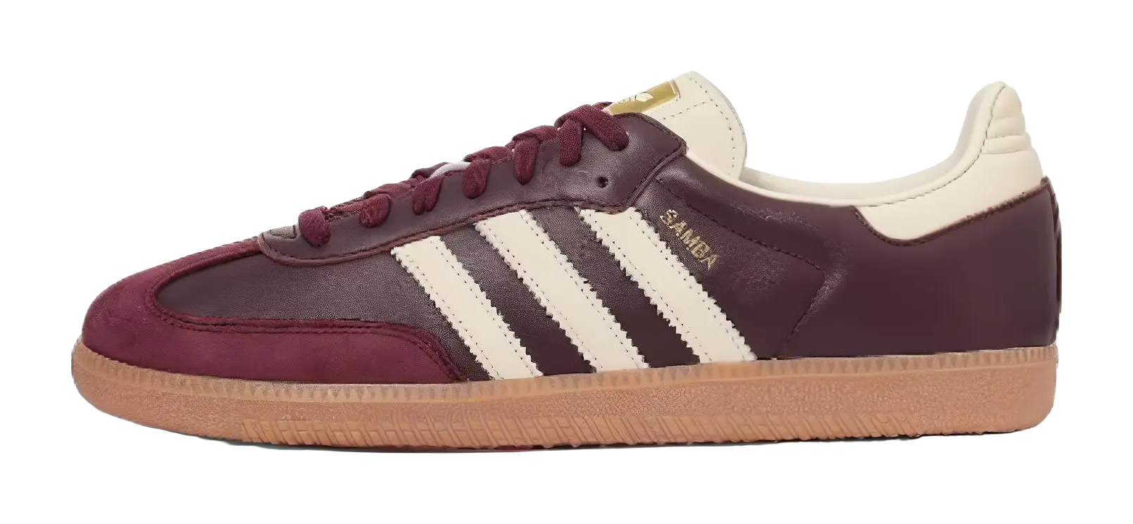 Adidas Wmns Samba Og Maroon Womens  vjsneaker.com