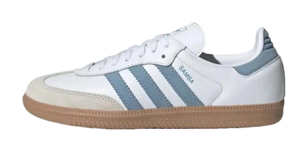 Adidas Wmns Samba Og White Ash Blue Gum Womens  vjsneaker.com