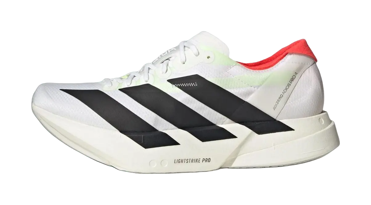 Adizero Adios Pro 4 Adidas White Black  vjsneaker.com