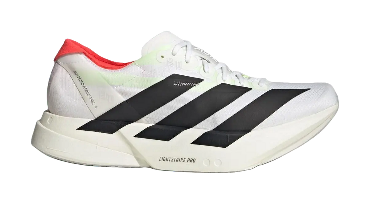 Adizero Adios Pro 4 Adidas White Black  vjsneaker.com