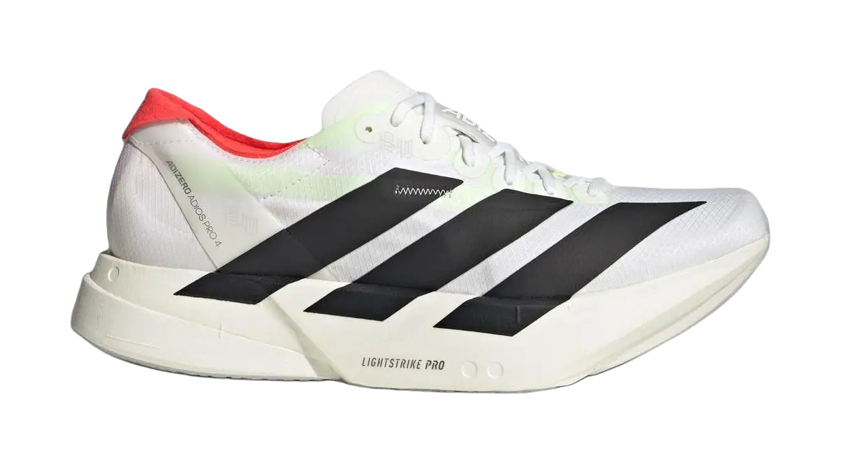 Adizero Adios Pro 4 Adidas White Black  vjsneaker.com