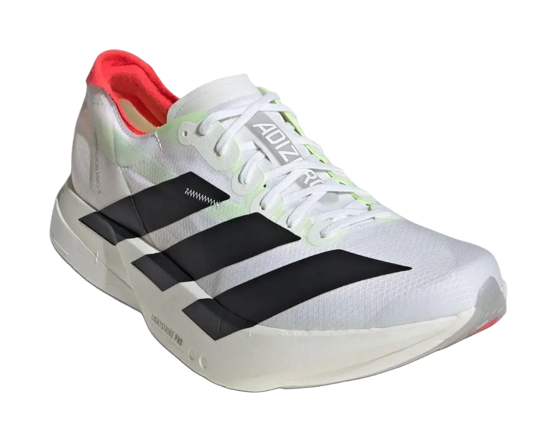 Adizero Adios Pro 4 Adidas White Black  vjsneaker.com