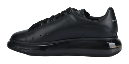 Alexander McQueen Oversized Sneaker Black Shiny Sole  vjsneaker.com