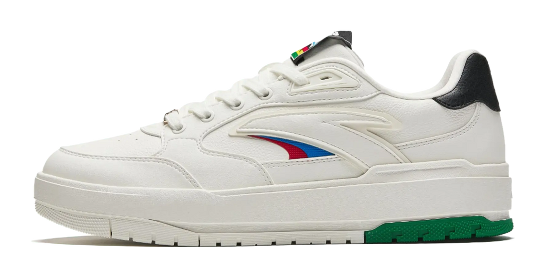 Anta 982 Anti-Slip Wear-Resistant Low-Top Skateboard Shoes Men's White 