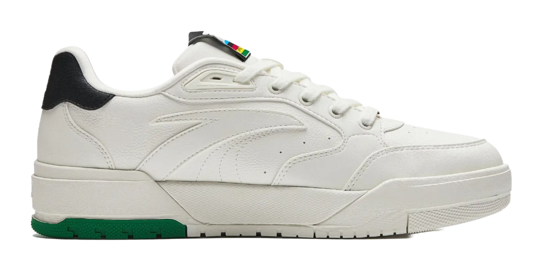 Anta 982 Anti-Slip Wear-Resistant Low-Top Skateboard Shoes Men's White 