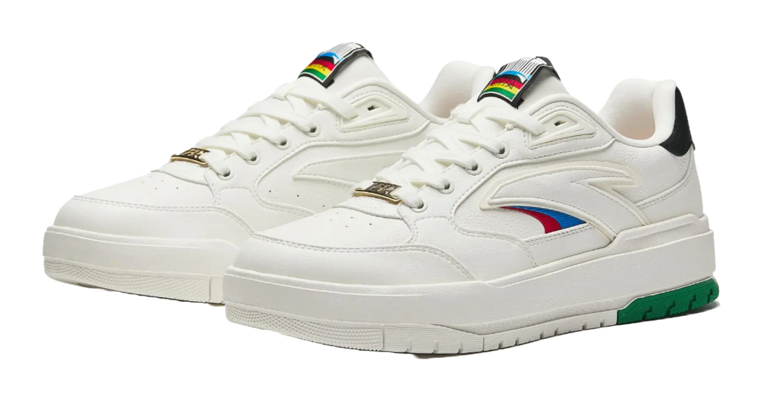 Anta 982 Anti-Slip Wear-Resistant Low-Top Skateboard Shoes Men's White 