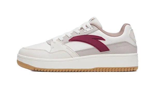 Anta 982 Anti Slip Wear Resistant Low Top Skateboard Shoes Women's White Gray 