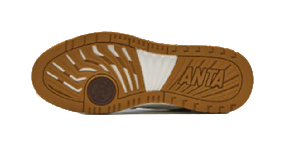 Anta 982 Slip Resistant Abrasion Resistant Low top Skateboard Shoes Men's Blue White Brown 