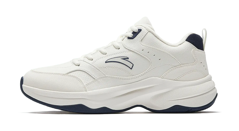 Anta ACE 2.0 Low top Casual Shoes Mens White Blue  vjsneaker.com