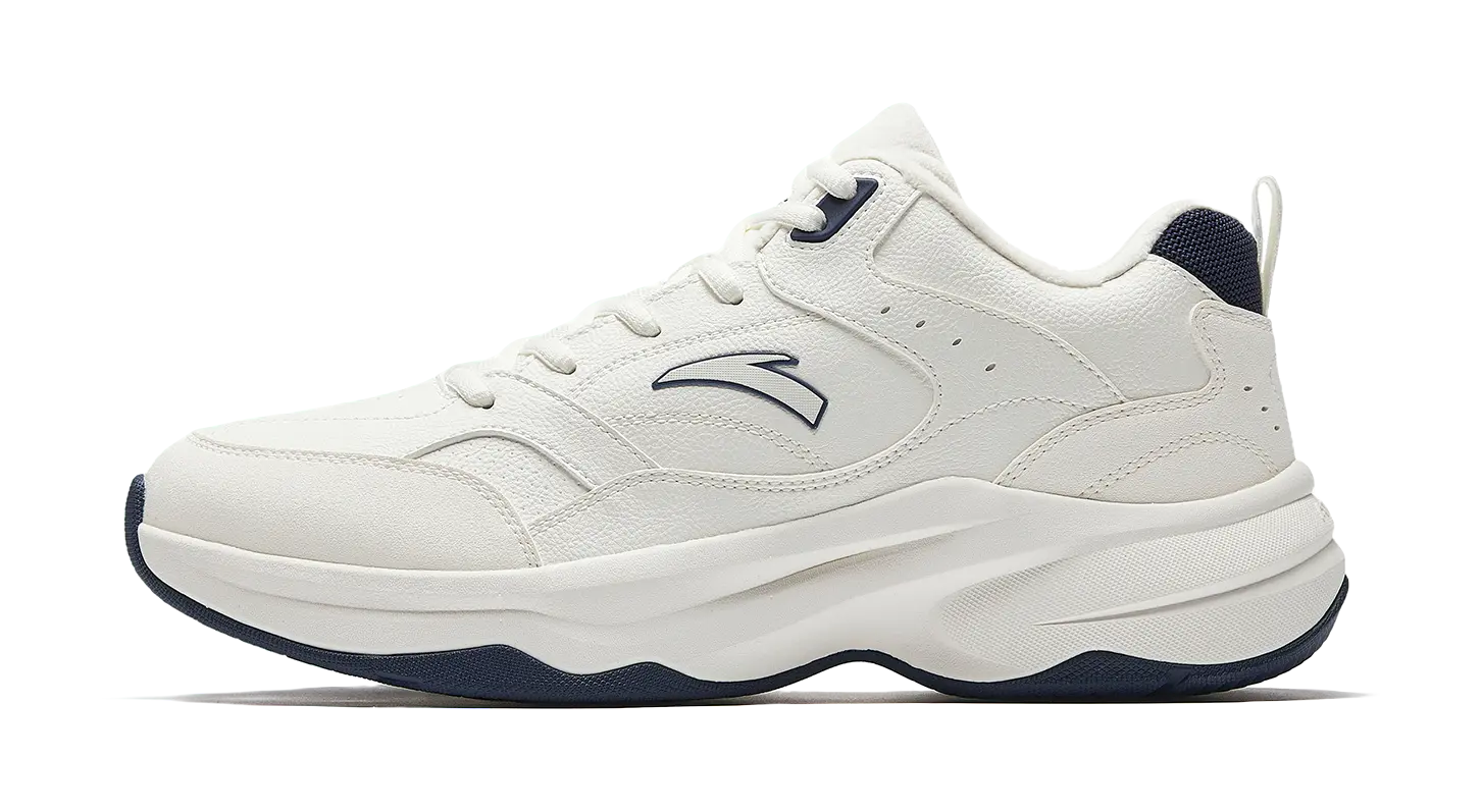 Anta ACE 2.0 Low top Casual Shoes Mens White Blue  vjsneaker.com