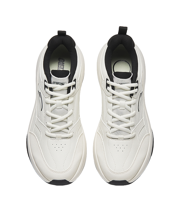 Anta ACE 2.0 Slip Resistant, Abrasion Resistant, Lightweight, Height Increasing Low top Casual Shoes Men's White Black 